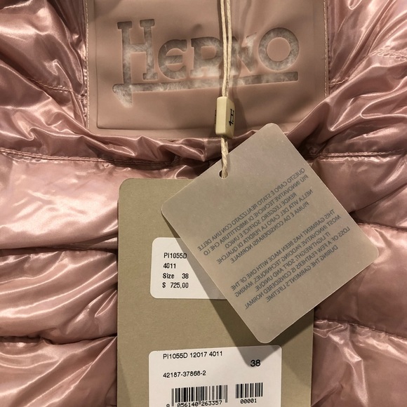 New Herno Quilted Down Coat Candy Color - Picture 6 of 6